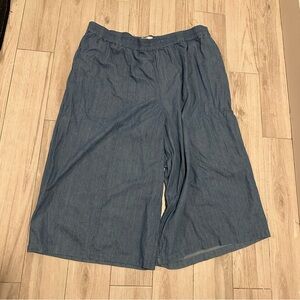 Tradlands Paloma Pant Chambray in Blue